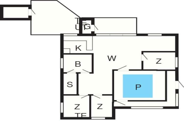 7 Person Holiday Home In Rsted Kare Exterior foto